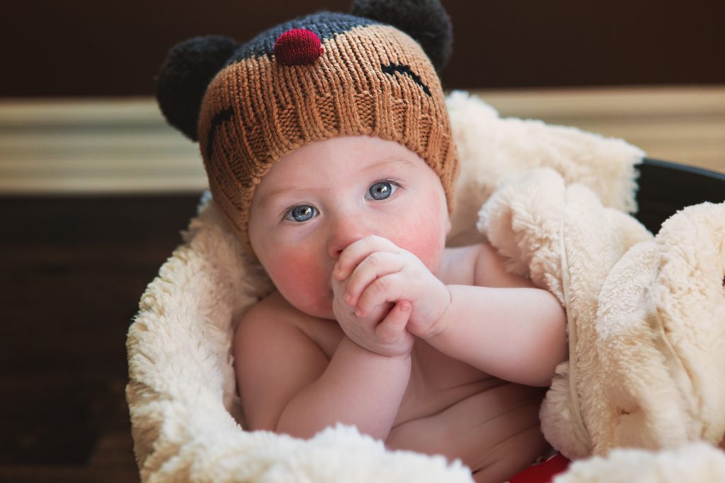 Cute hat Baby photos