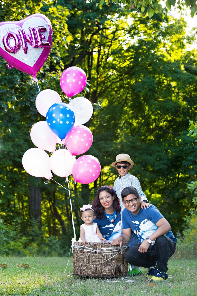 Outdoor Birthday party photo session