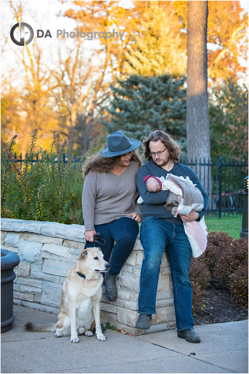 Alderlea Family Photos with a dog