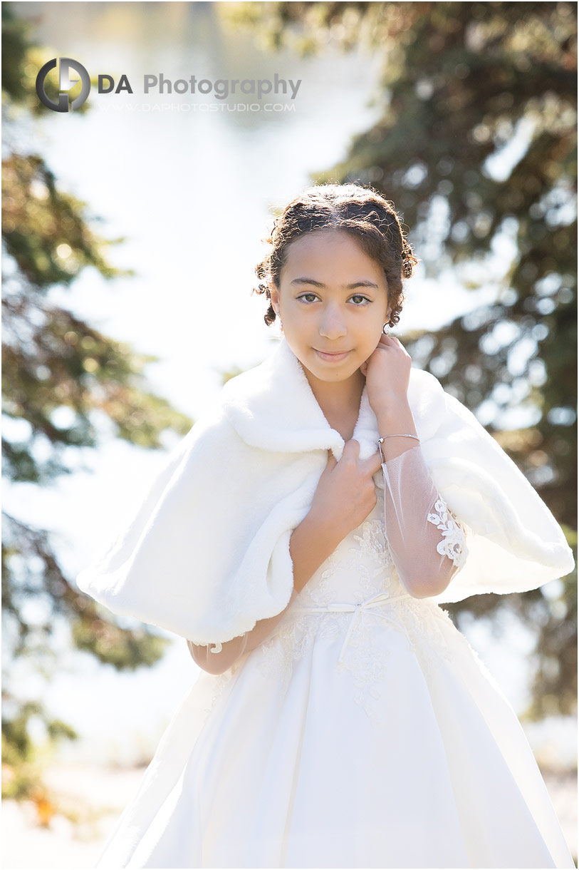Outdoors First Communion Photos at Loafer's Lake