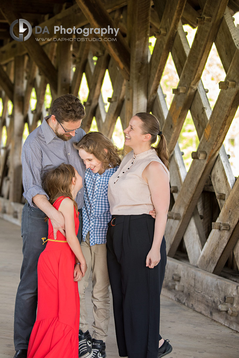 Fun family photos in Guelph