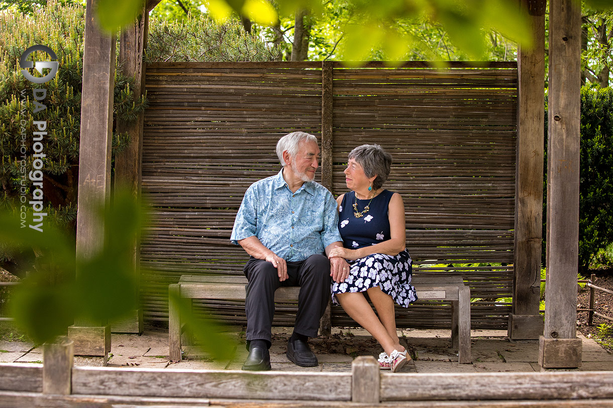 Photo of seniors at The David G. Porter Memorial Japanese Garden in Guelph
